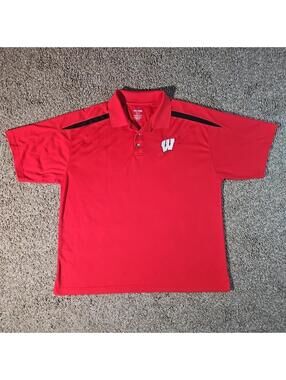 Pro Edge L Wisconsin Badgers Polo